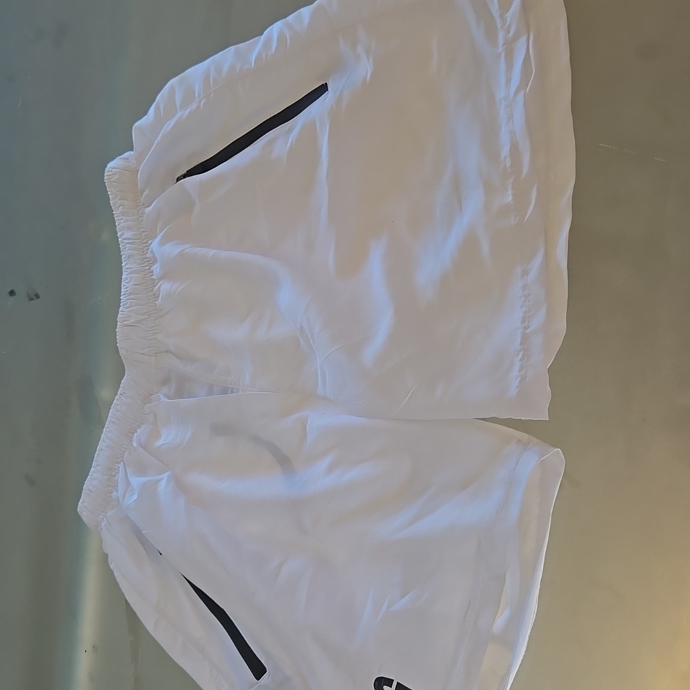 White Women's Athletic Shorts
